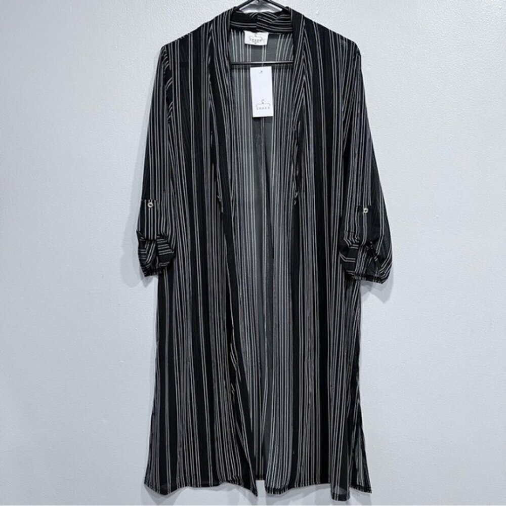 Ember‎ women striped kimono size M
